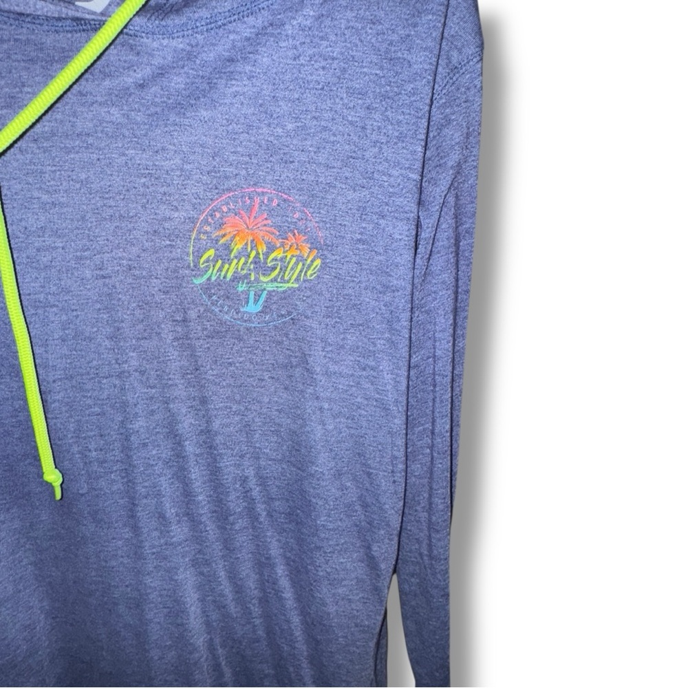 Surf Style Perdido Key Hoodie XL - Lightweight Graphic Beach Tee 🌴 - Picture 3 of 16